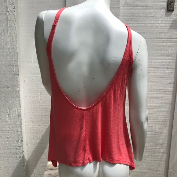 Pink/coral Top with Low Back - Picture 4 of 4